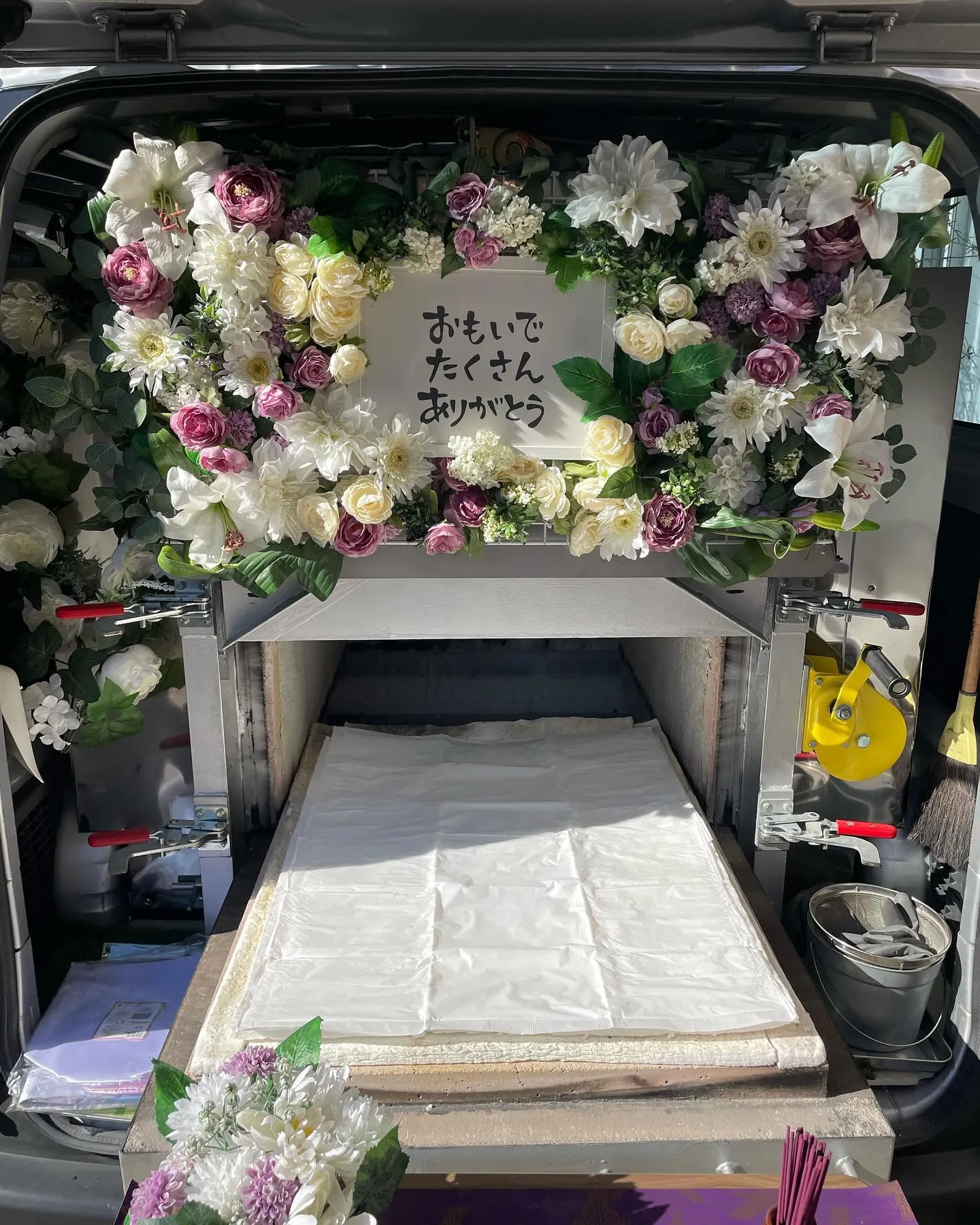 東京都武蔵村山市にてマルプーちゃんのご火葬に伺いました。