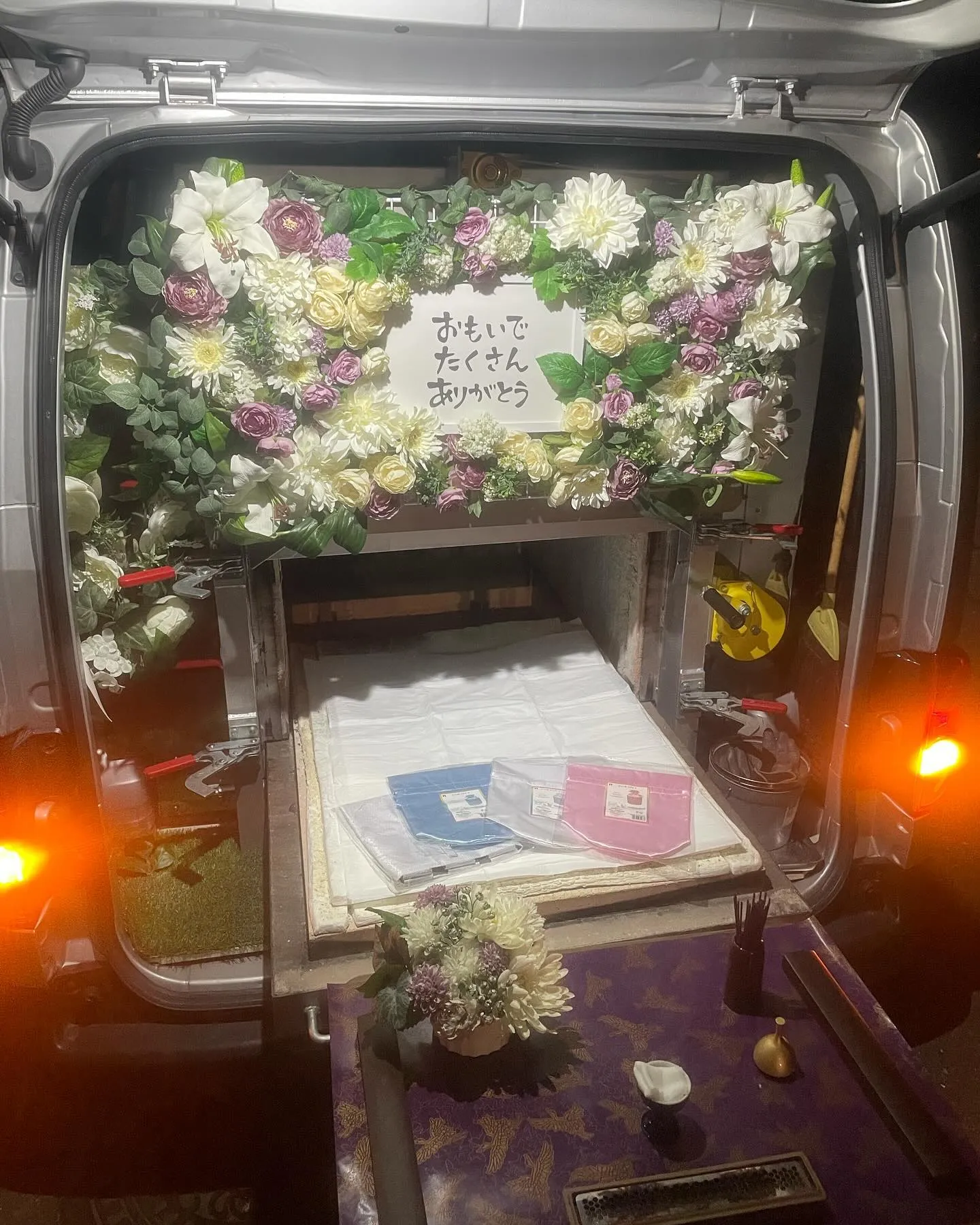 東京都立川市にて猫ちゃんのご火葬に伺いました。
