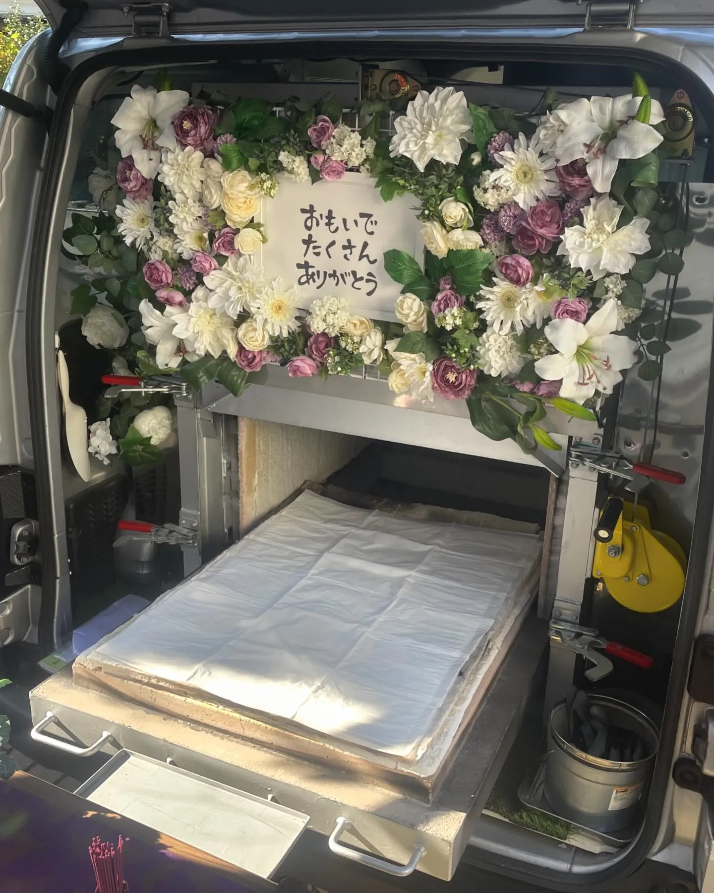 東京都日野市にて猫ちゃんのご火葬に伺いました。