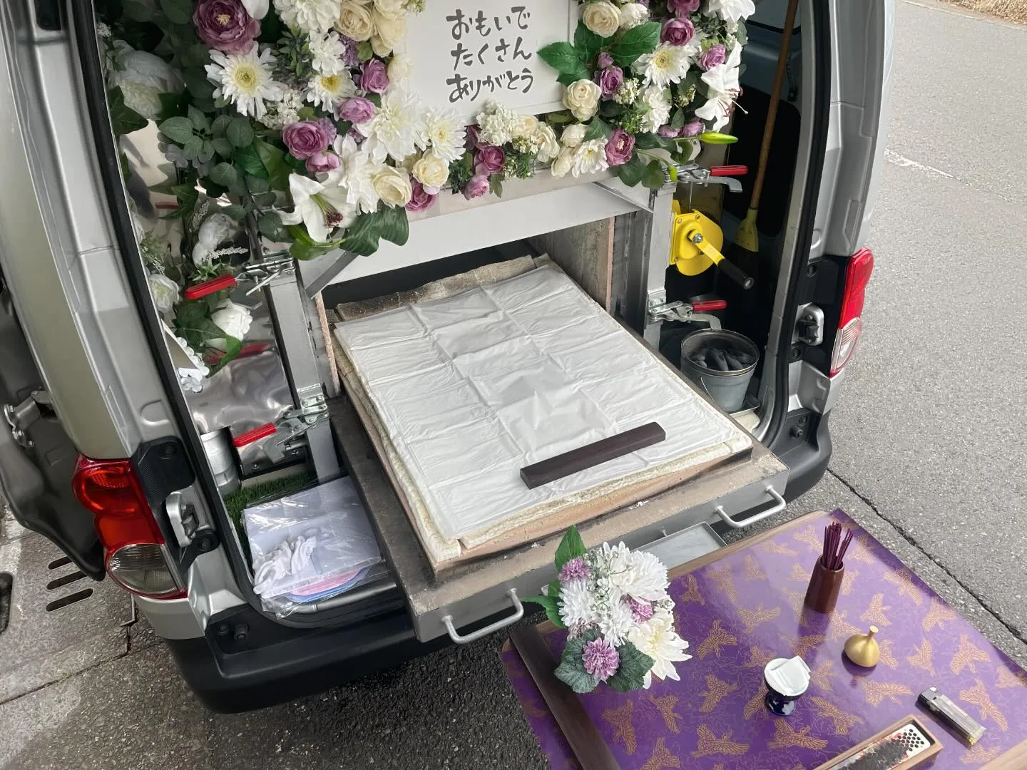 東京都東久留米市にて猫ちゃんのご火葬に伺いました。