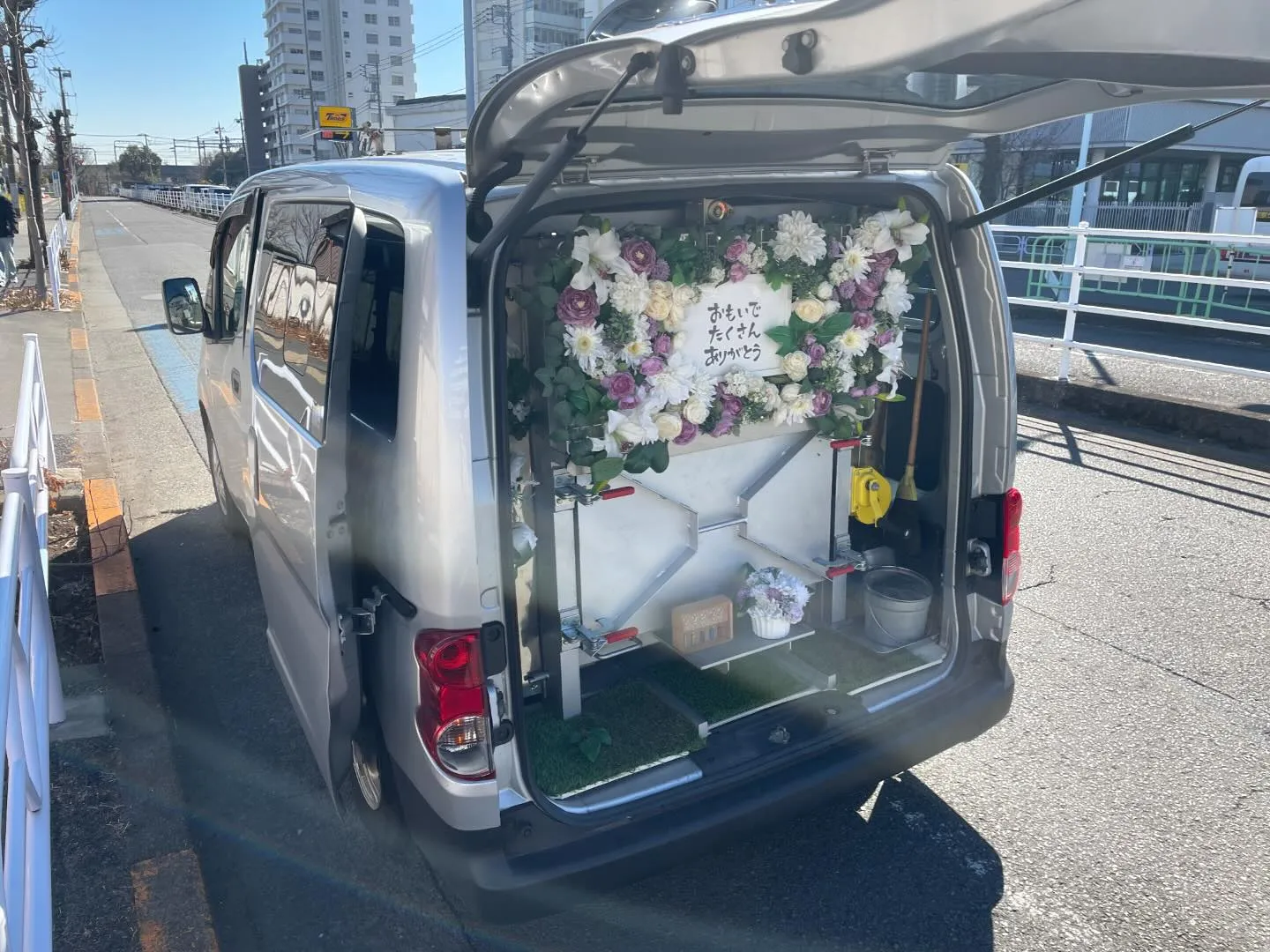 東京都立川市にてわんちゃんのご火葬に伺いました。