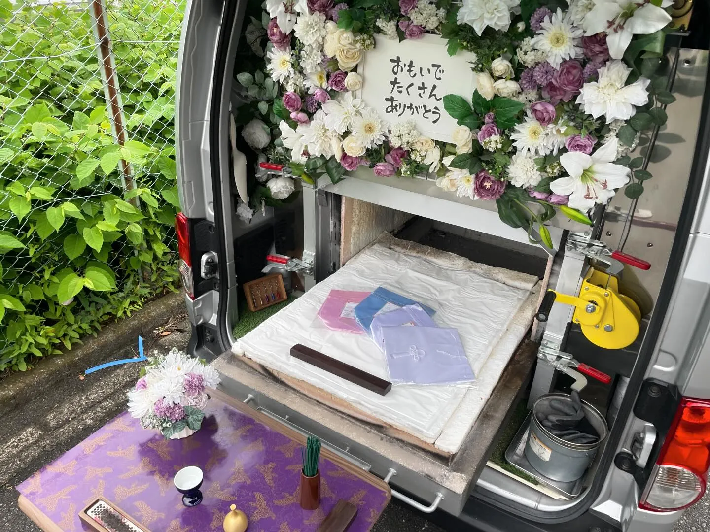 東京都府中市にて猫ちゃんのご火葬に伺いました。