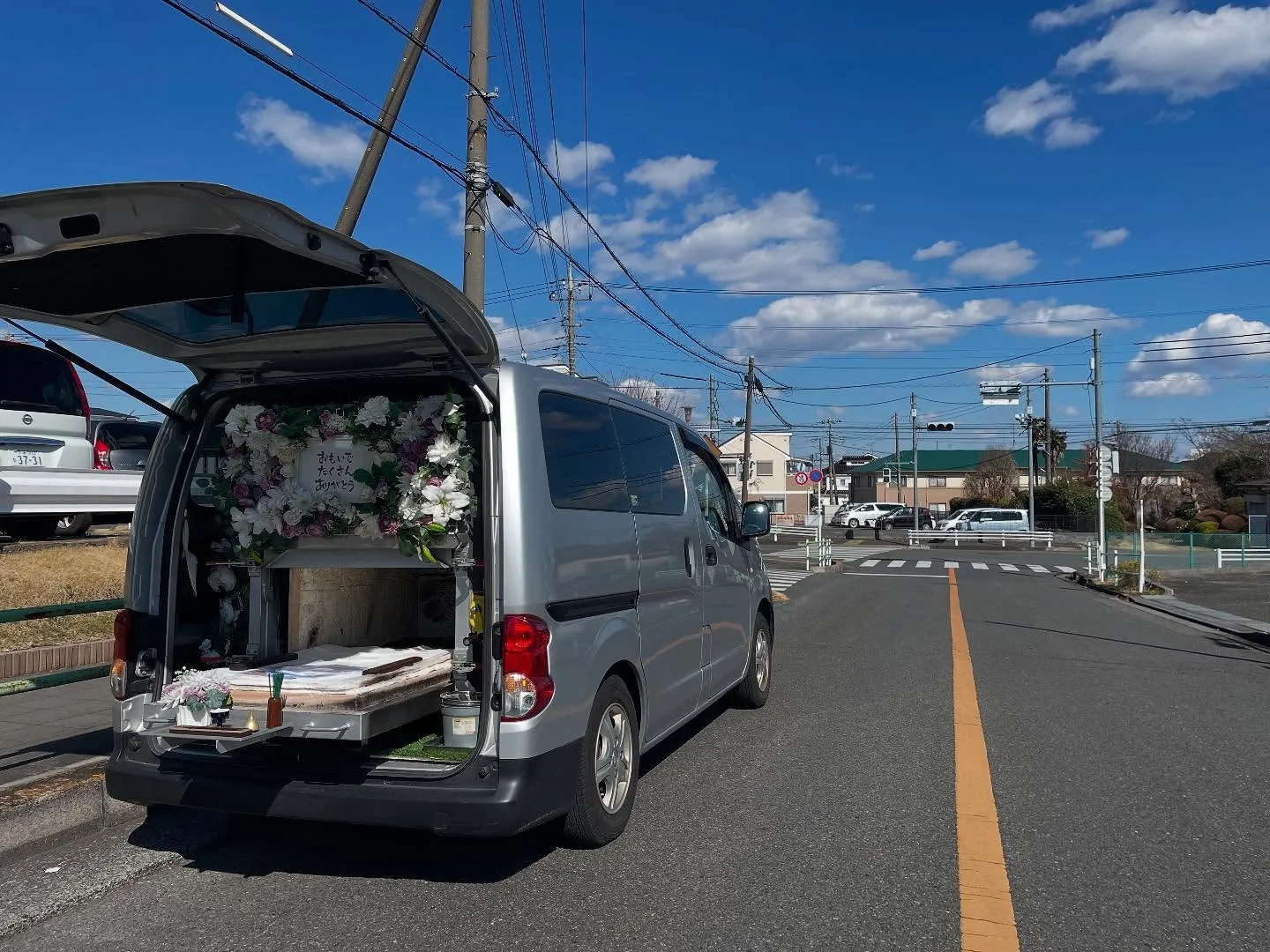 東京都東大和市にて猫ちゃんのご火葬に伺いました。