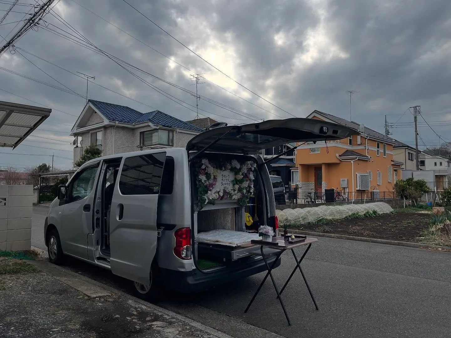 東京都立川市にて猫ちゃんのご火葬に伺いました。