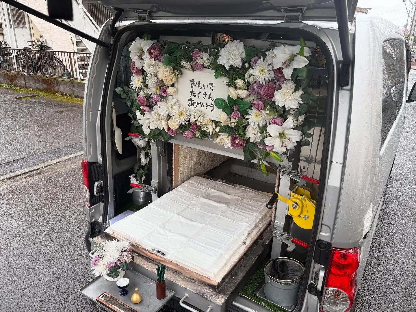 東京都立川市にて猫ちゃんのご火葬に伺いました。