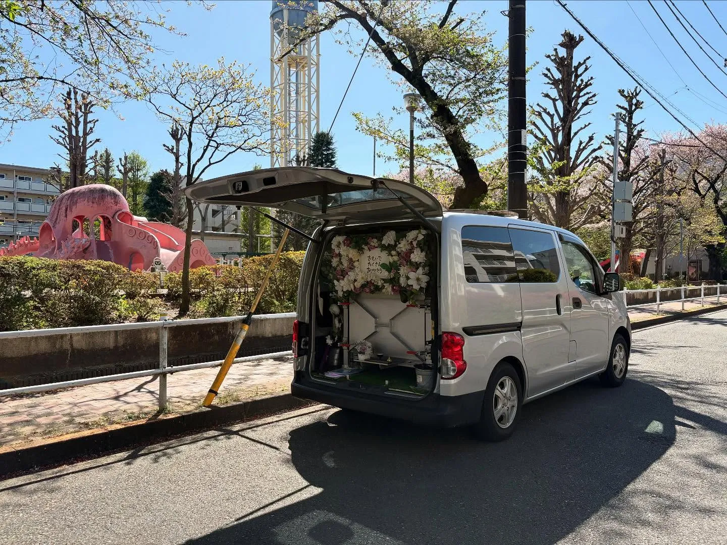 東京都狛江市にて猫ちゃんのご火葬に伺いました。