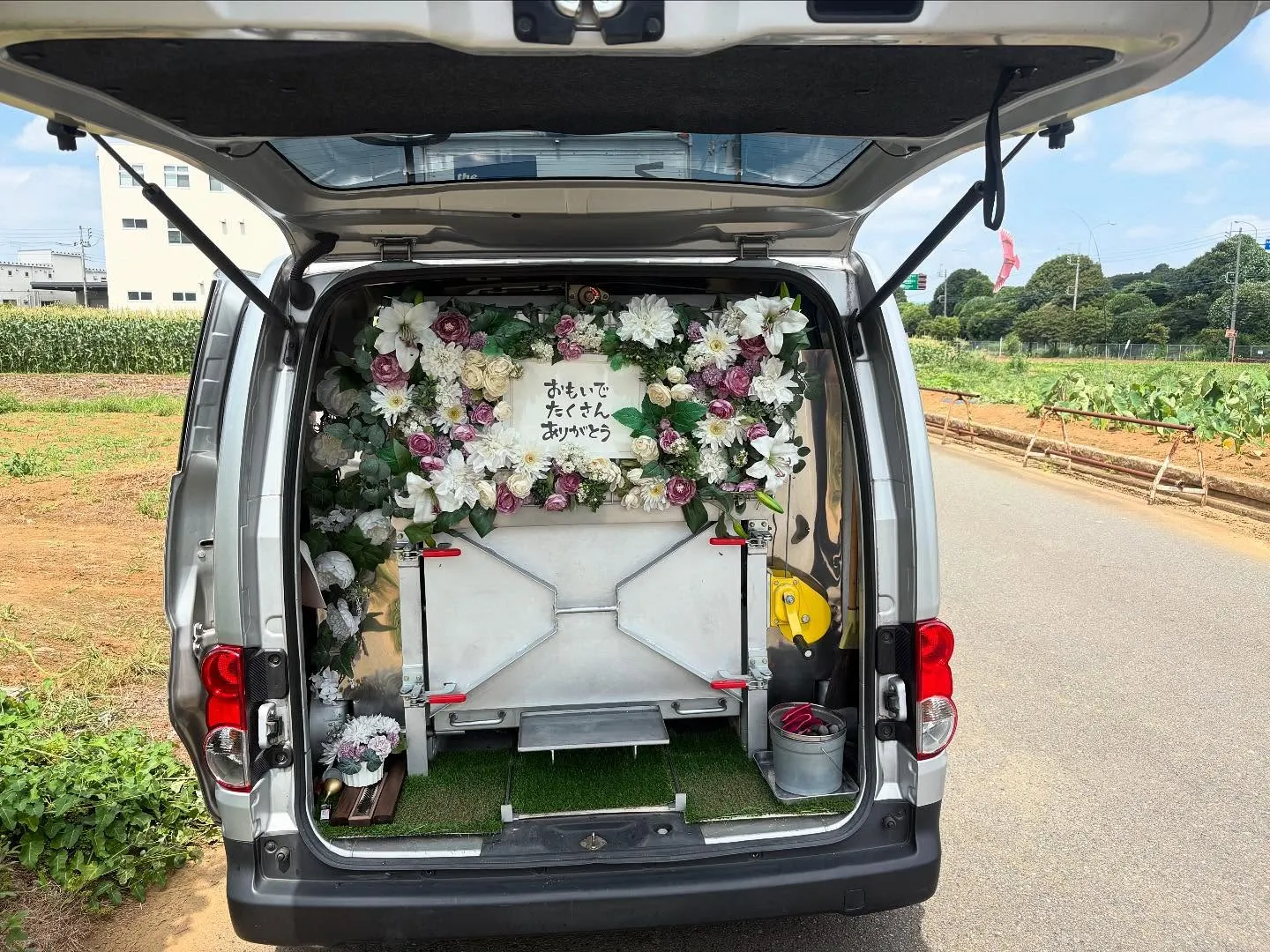 東京都昭島市で秋田犬ちゃんの火葬をお手伝いしました。