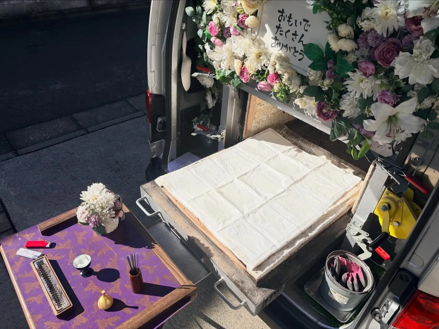 東京都瑞穂町で猫ちゃんの火葬をお手伝いしました。