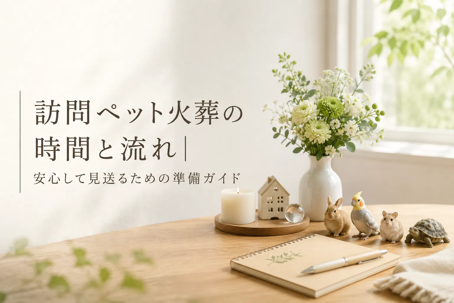訪問ペット火葬の時間と流れ｜安心して見送るための準備ガイド