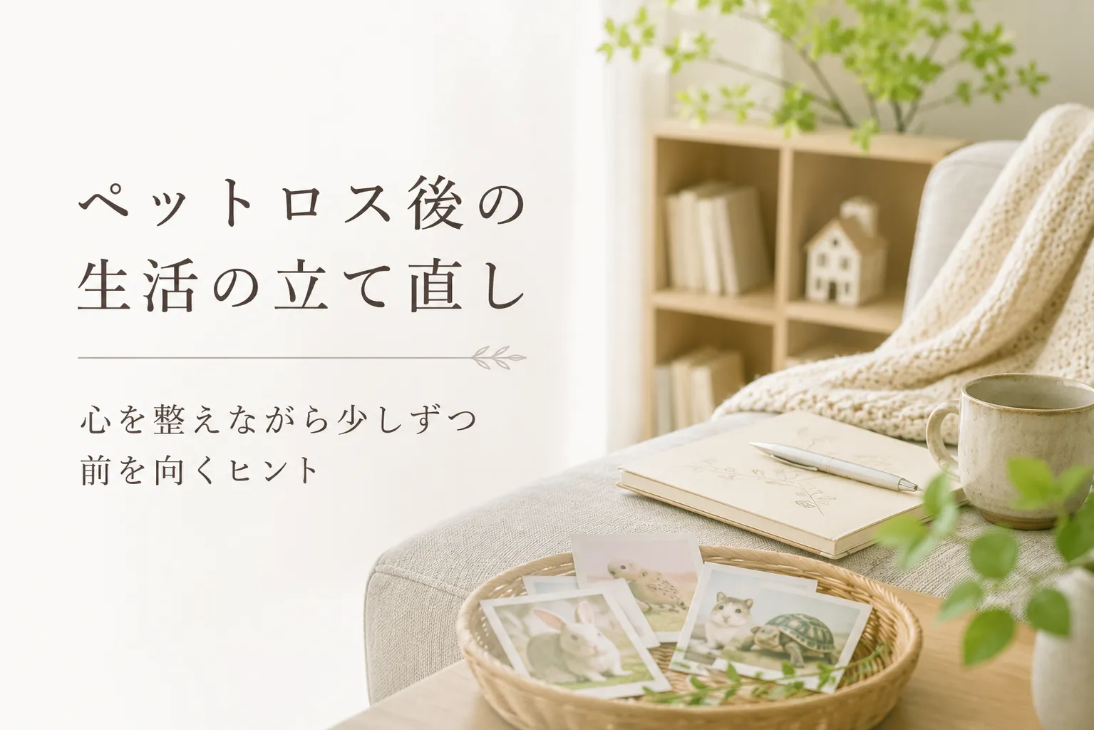 ペットロス後の生活の立て直し|心を整えながら少しずつ前を向くヒント