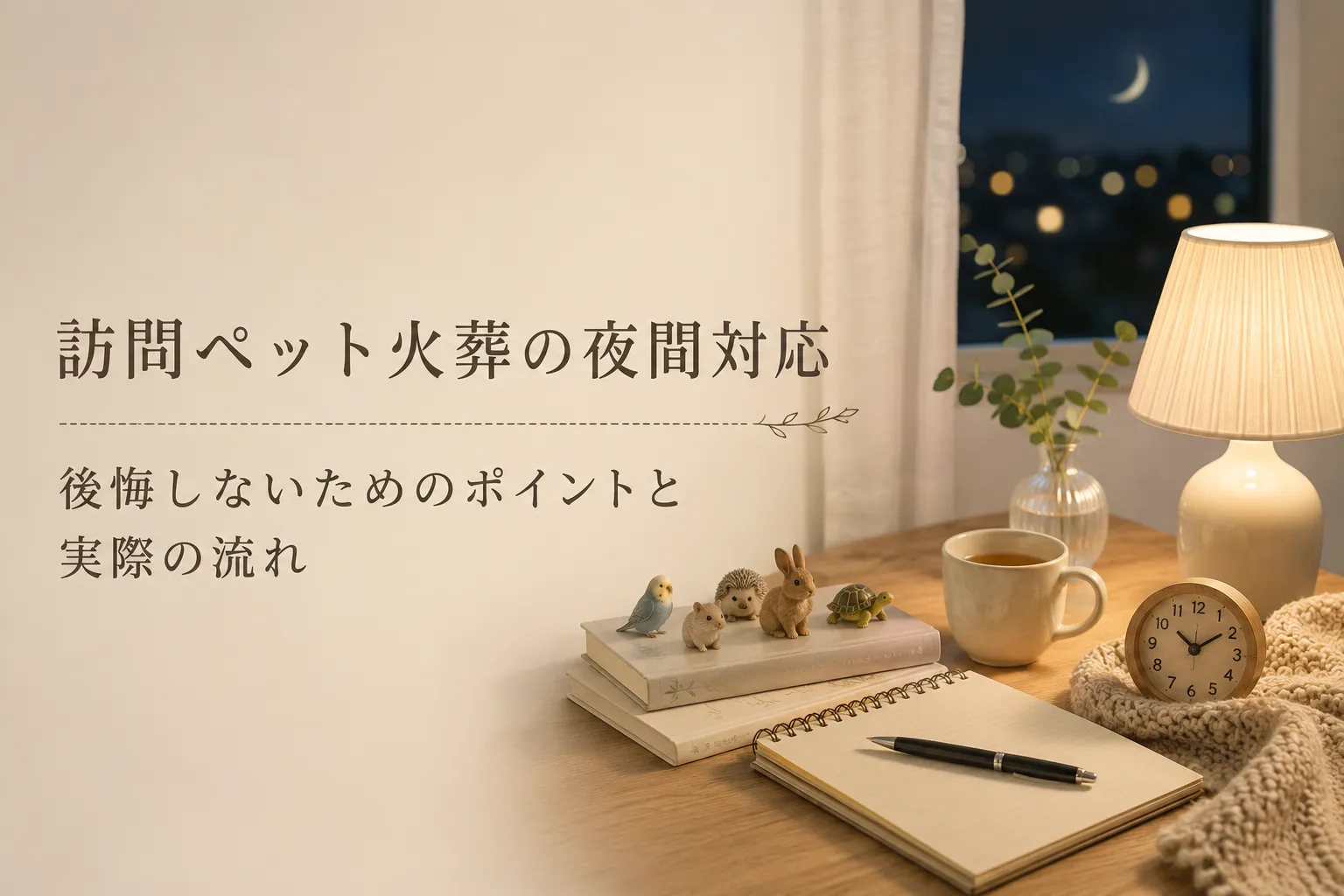 訪問ペット火葬の夜間対応｜後悔しないためのポイントと実際の流れ