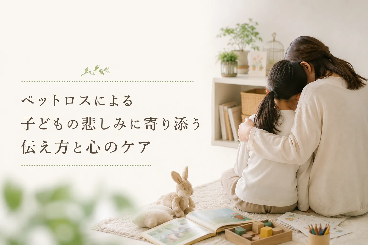 ペットロスによる子どもの悲しみに寄り添う伝え方と心のケア