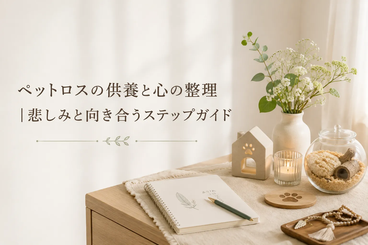 ペットロスの供養と心の整理｜悲しみと向き合うステップガイド