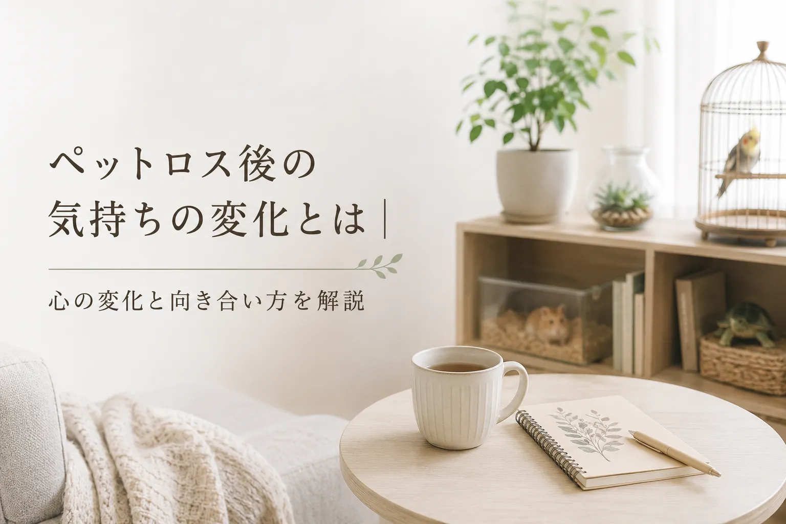 ペットロス後の気持ちの変化とは|心の変化と向き合い方を解説