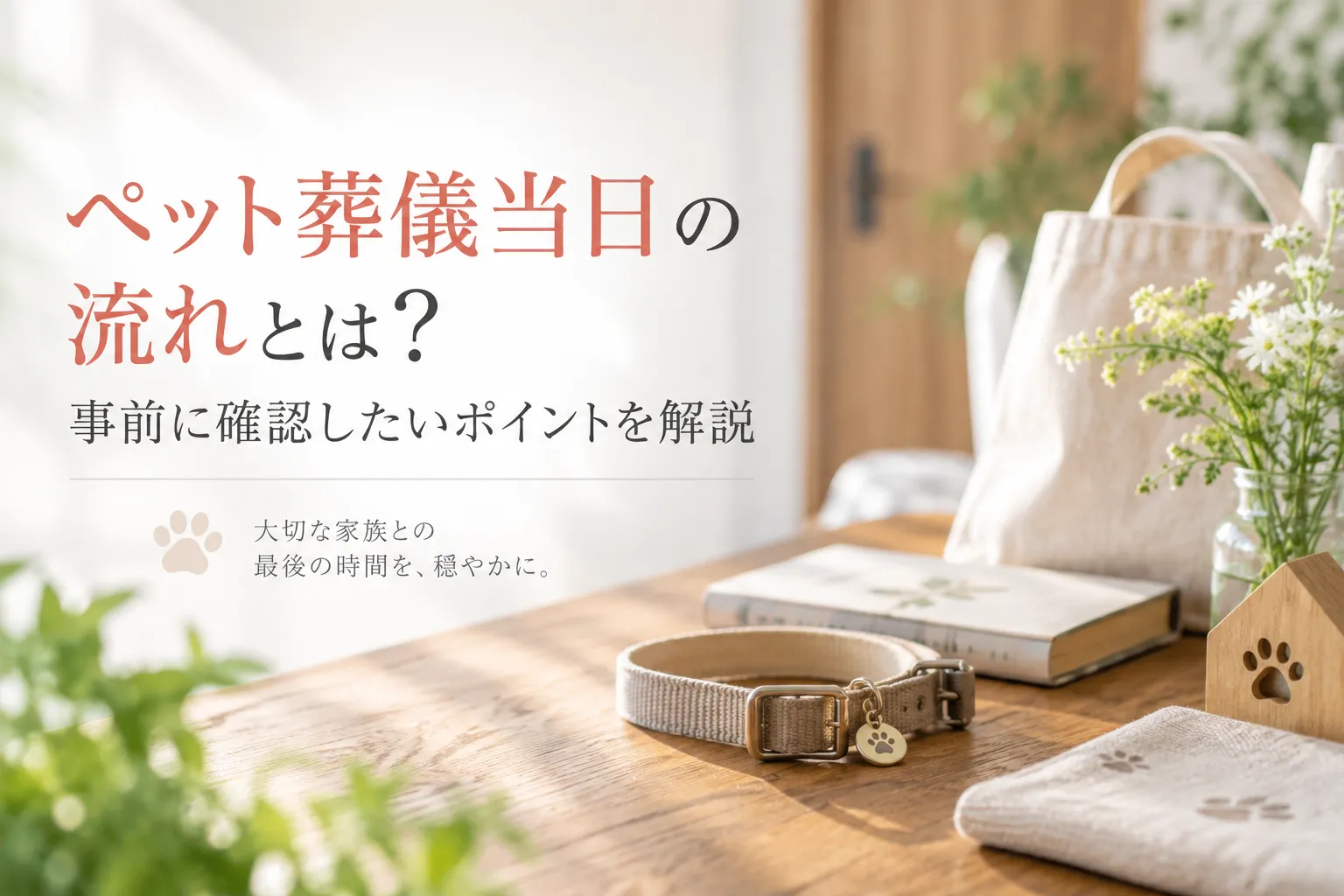 ペット葬儀当日の流れとは？事前に確認したいポイントを解説