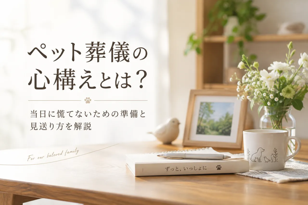 ペット葬儀の心構えとは？当日に慌てないための準備と見送り方を解説