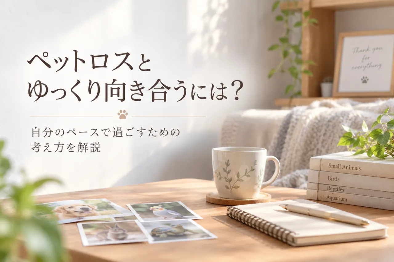 ペットロスとゆっくり向き合うには?自分のペースで過ごすための考え方を解説